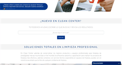 Desktop Screenshot of cleancenter.com.mx