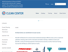 Tablet Screenshot of cleancenter.com