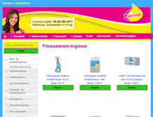 Tablet Screenshot of fitnessteremhigienia.cleancenter.hu